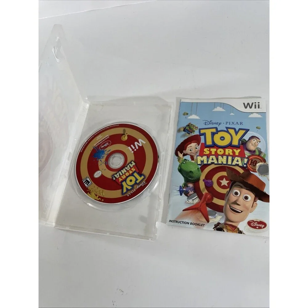 Toy Story Mania! (for Nintendo Wii) CIB Complete - Not Tested No Glasses